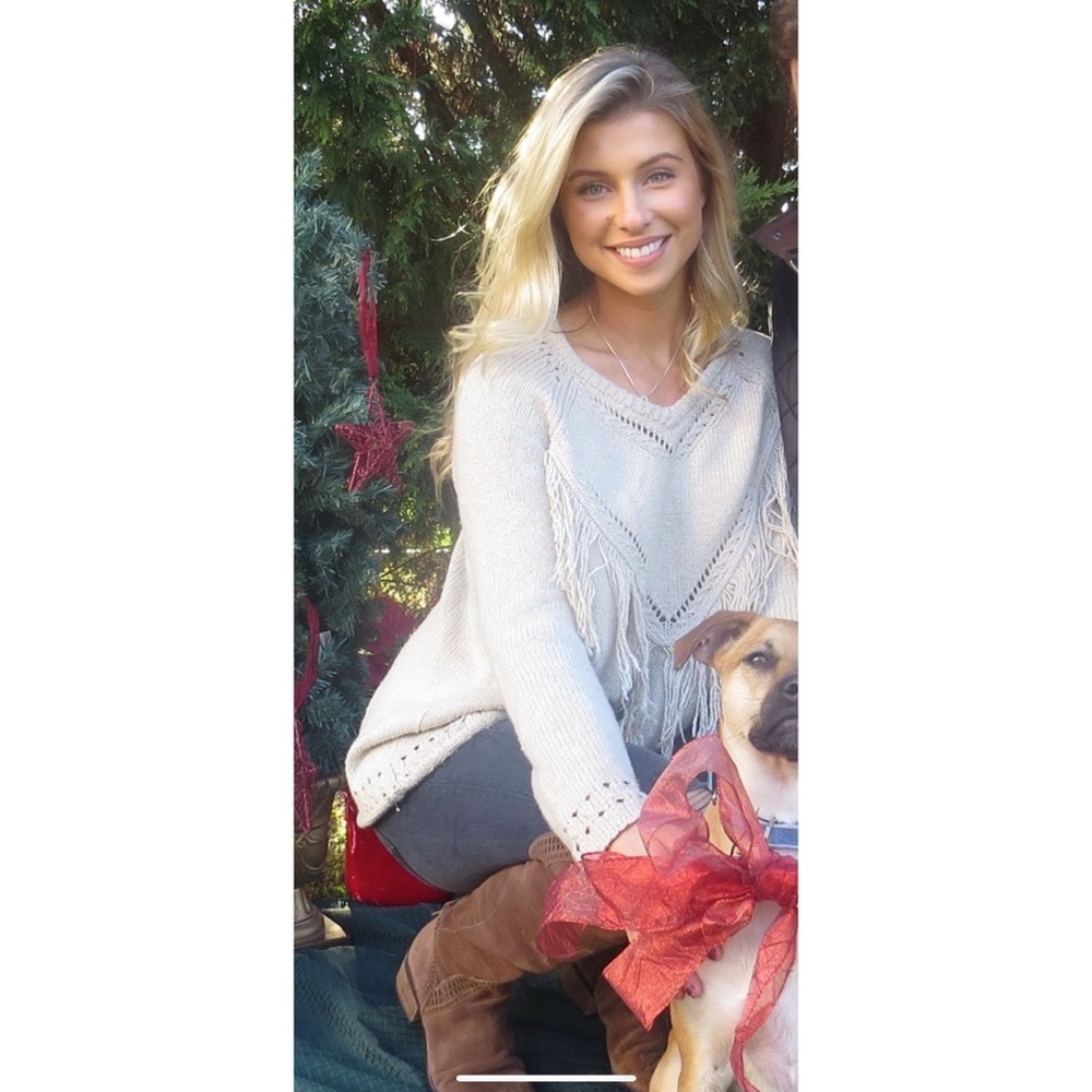 Show Me Your Mumu Fringe Sweater